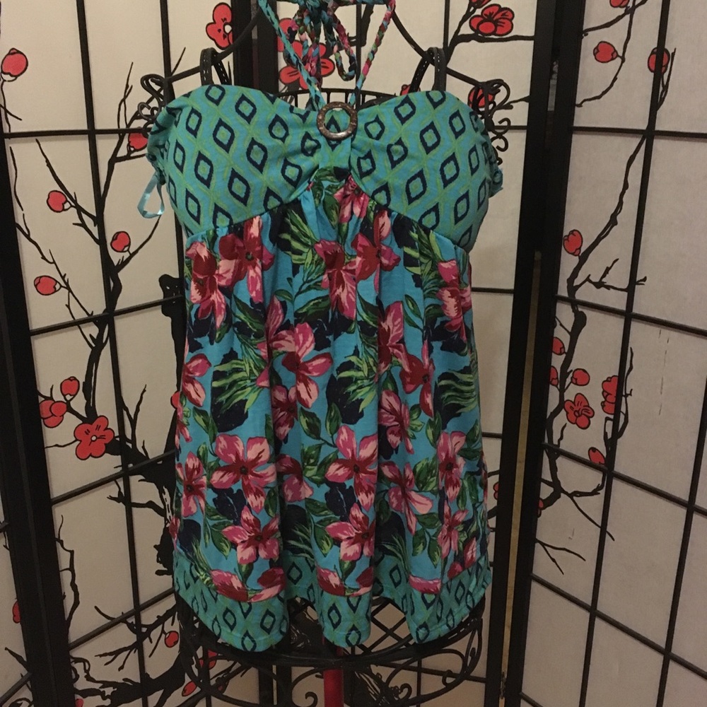 Women’s Halter Neck Babydoll Tank
